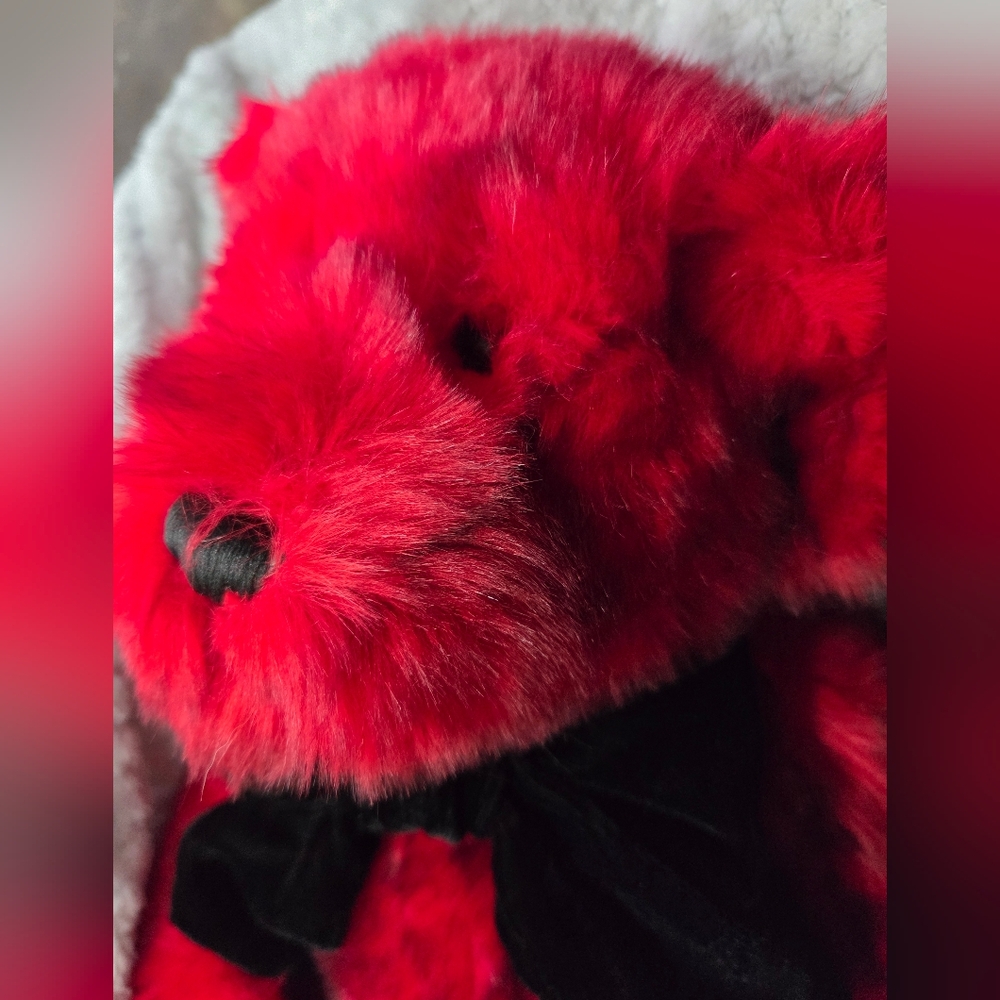 Dan Dee Red Plush Teddy Bear Soft